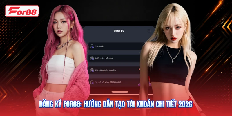 Đăng Ký FOR88: Hướng Dẫn Tạo Tài Khoản Chi Tiết 2026